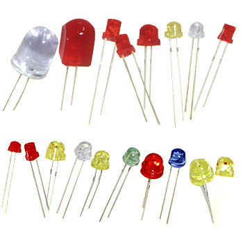 中山市雙佳電子電器廠 專業供應F4短腳紅發紅、F4短腳綠發綠LED燈珠，廠價批發泛光燈優選